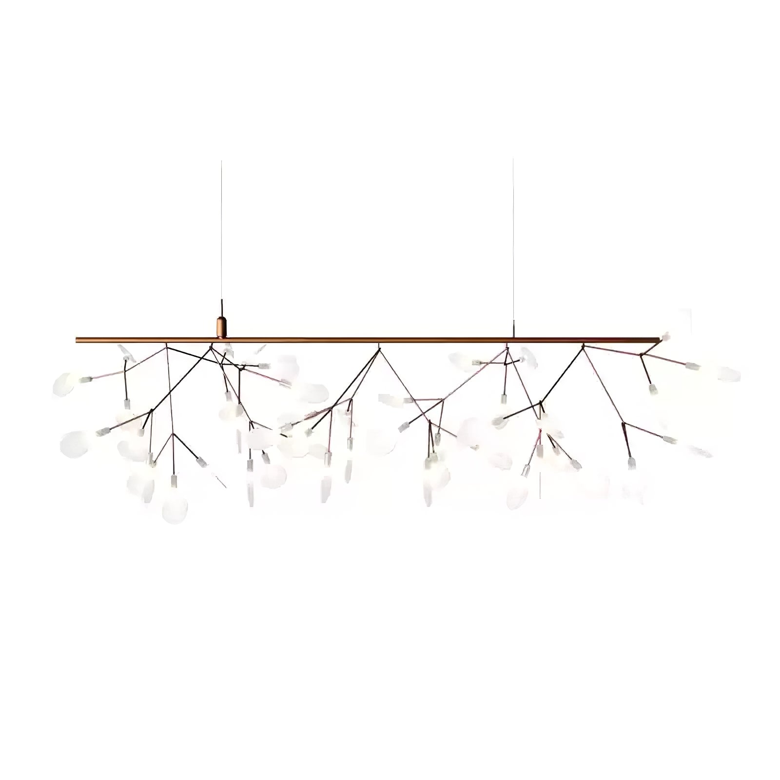 Rose Gold Firefly LED Chandelier