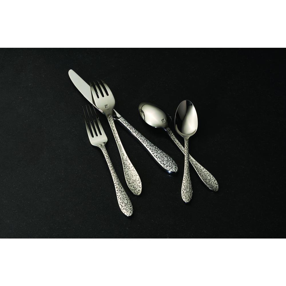 Oneida Ivy Flourish 1810 Stainless Steel Iced Tea Spoons (Set of 12) T638SITF