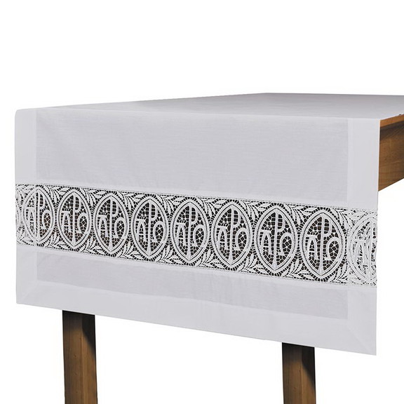 RJ Toomey L5058 Alpha   Omega Lace Insert Altar Cl...