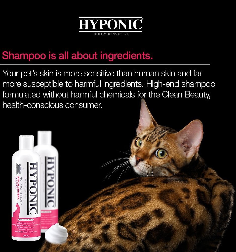 Hyponic Hypoallergenic Cat Shampoo