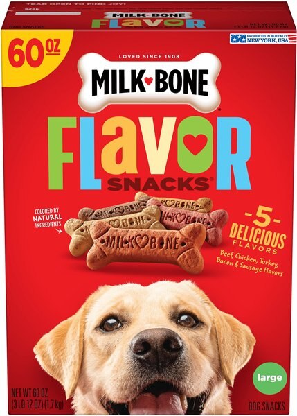 Milk-Bone Flavor Snacks Large Biscuit Dog Treats