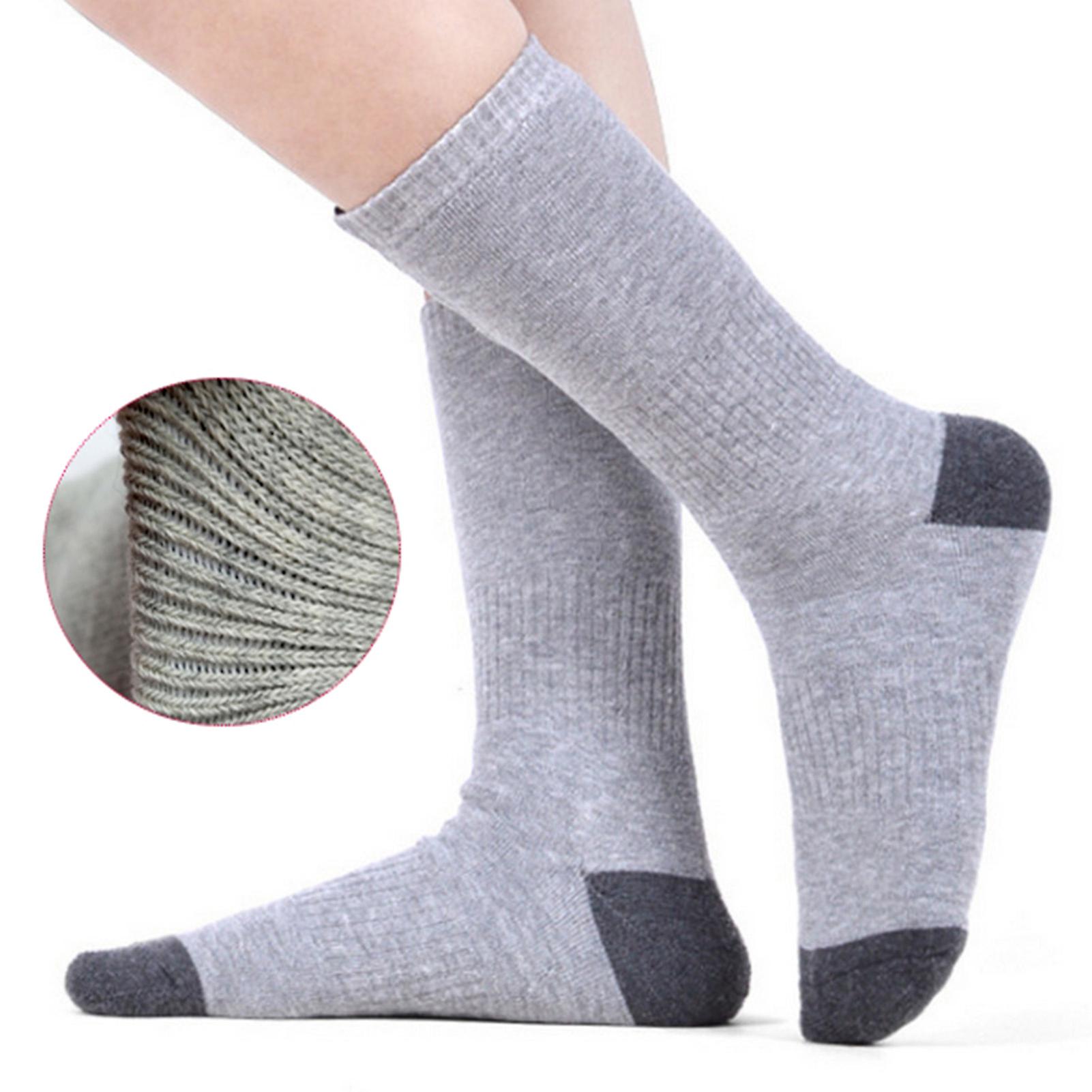 3.7v Heated Socks Foot Warmers For Men And Women， Electric Heating Socks， Washable Battery Heated Socks For Winter Skiing Hiking Fishing Riding， Keep