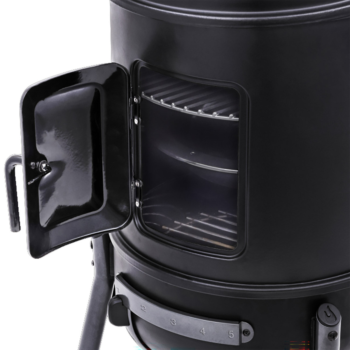 CharBroil 16in Bullet Charcoal Smoker  Black