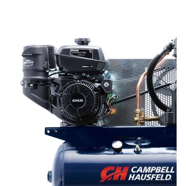 Campbell Hausfeld 30 gal. Horizontal 26.1CFM 14HP Kohler Two Stage Stationary Gas Engine Air Compressor TF2136