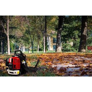 BTMWAY Black and Red 175 MPH 524 CFM 52cc 2-Cycle Gas Backpack Leaf Blower with Extended Tube. CXXRD-GI22235W465-Blower01