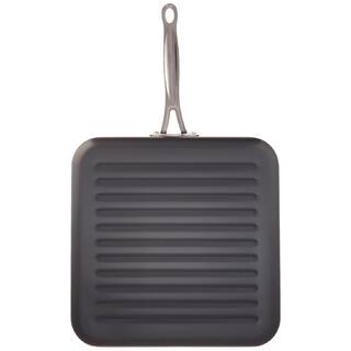 Gotham Steel 10.5 in. Aluminum Ti-Ceramic Non-Stick Square Grill Pan 1093