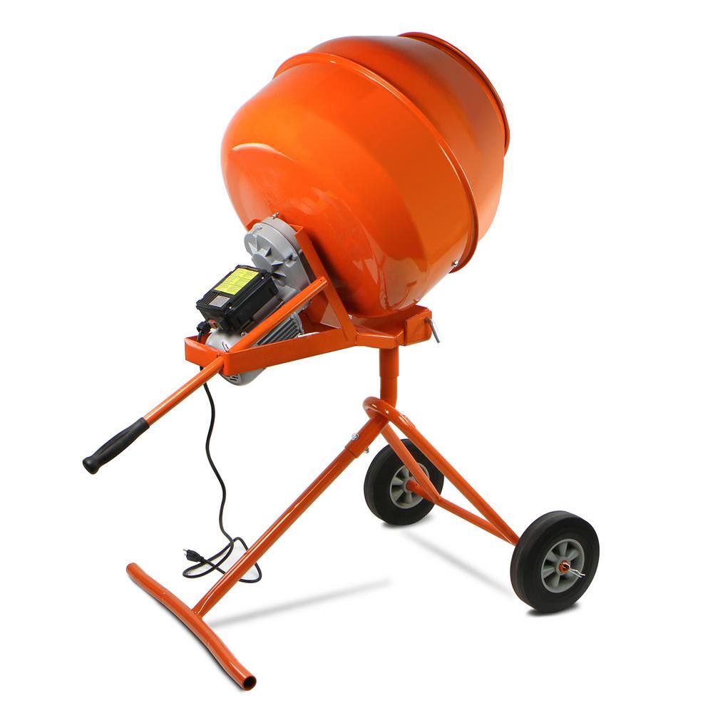 XtremepowerUS 5.0 cu. ft. 120-Volt 12 HP Heavy-Duty Commercial Electric Concrete and Cement Mixer 67001-H3