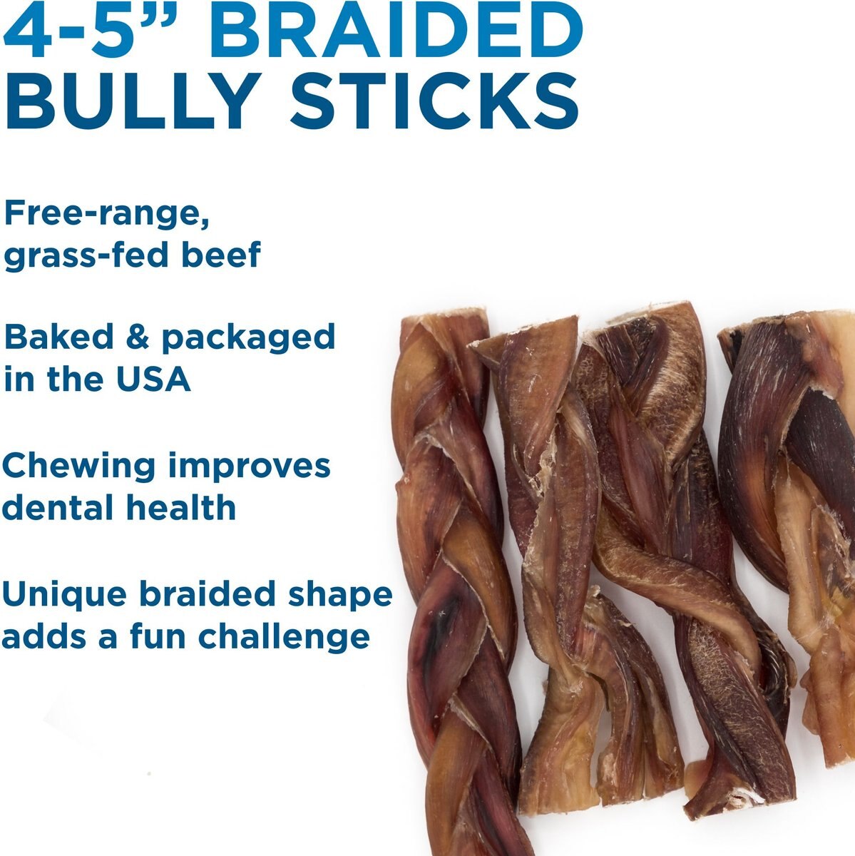 Best Bully Sticks Braided 4-5\