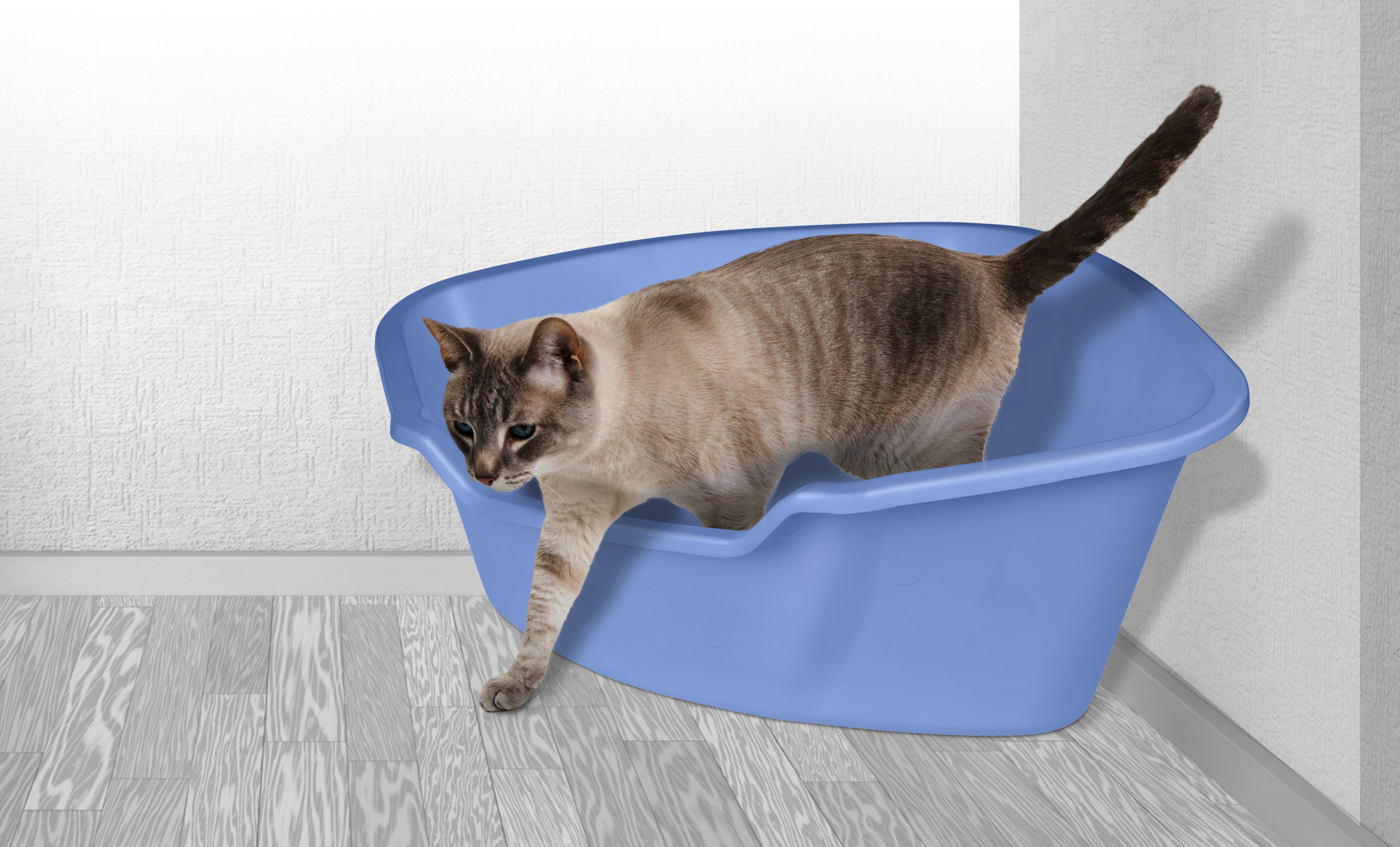 Van Ness High Sided Corner Cat Litter Pan