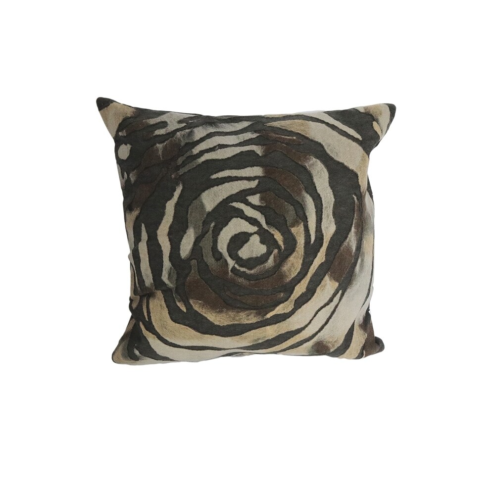 Liora Manne Dyed Roses 20 inch Throw Pillow