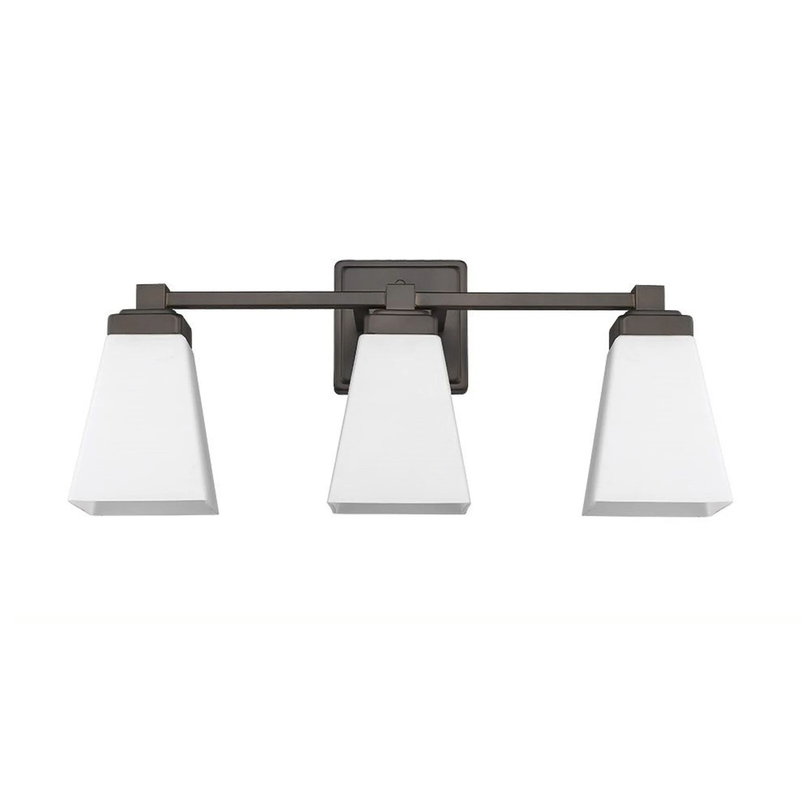 3-light Updated Modern Bronze Bathroom Vanity Light Fixture