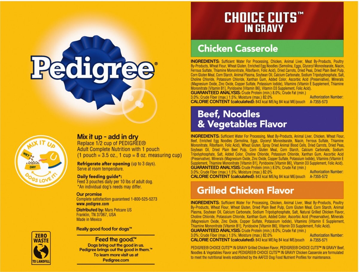 Pedigree Choice Cuts in Gravy Variety Pack Adult Wet Dog Food