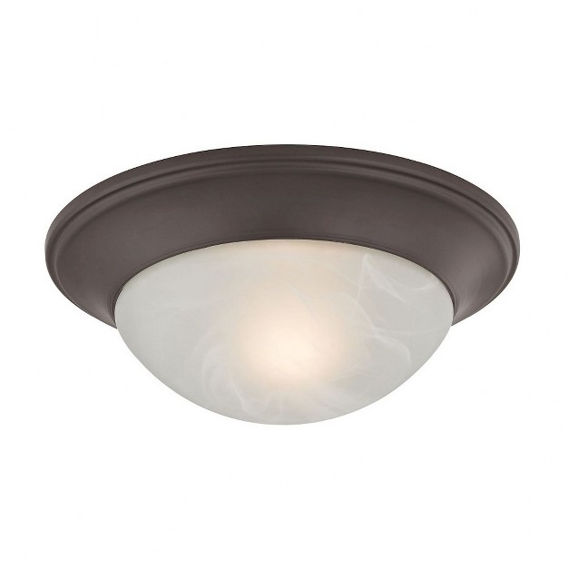 Thomas Lighting 1 Light Flush Mount Oil Rubbed Bronze