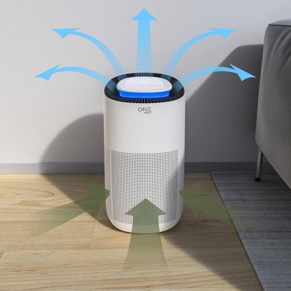 One Smart Consumer Electronics Gear Athena Smart Air Purifier with Voice Control HEPA Filter Included. Compatible with Google Assistant and Alexa with App OSAP01