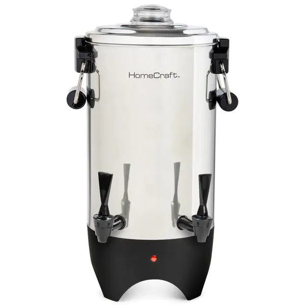 Homecraft 45-Cup Double Spigot Stainless Steel Coffee Urn