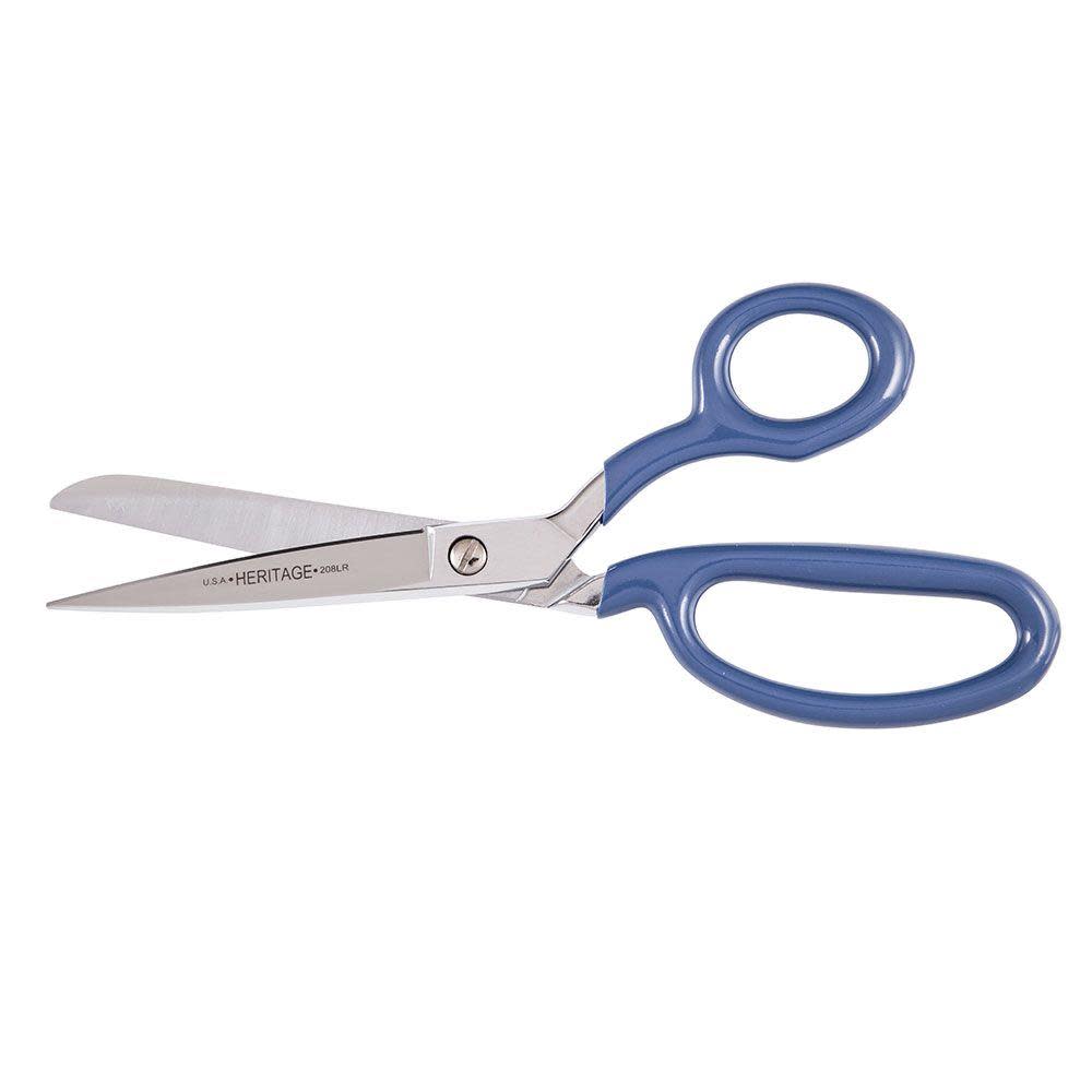 Heritage 8 Bent Trimmer with Large Ring Blue Coating