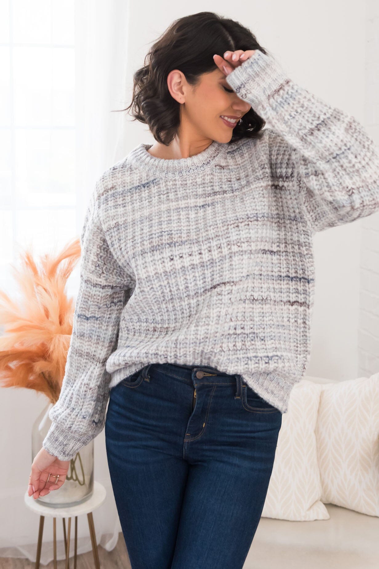 Joyful Night Modest Sweater