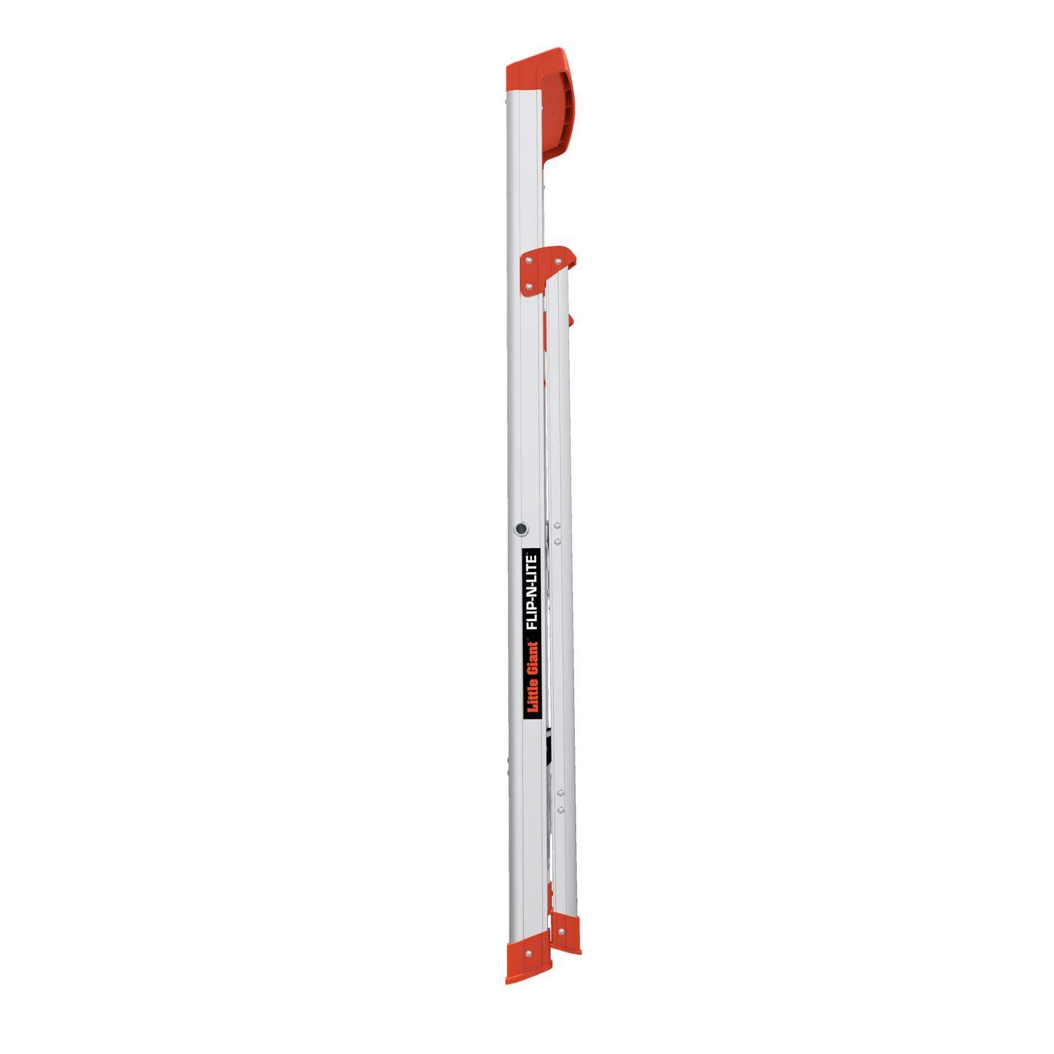 Little Giant Flip-N-Lite 4 ft. H Aluminum Step Ladder Type IA 300 lb. capacity