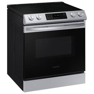  30 in. 6.3 cu. ft. Smart 5-Element Slide-In Electric Range with Air Fry and Convection Oven in Stainless Steel NE63BG8315SS