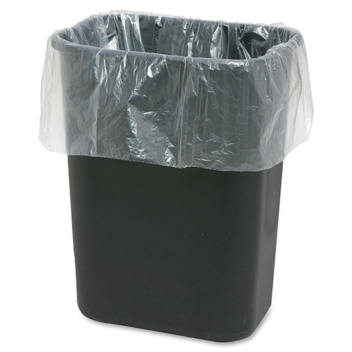 Genuine Joe White Trash Bags | 13 Gallon， 0.85 Mil， 24