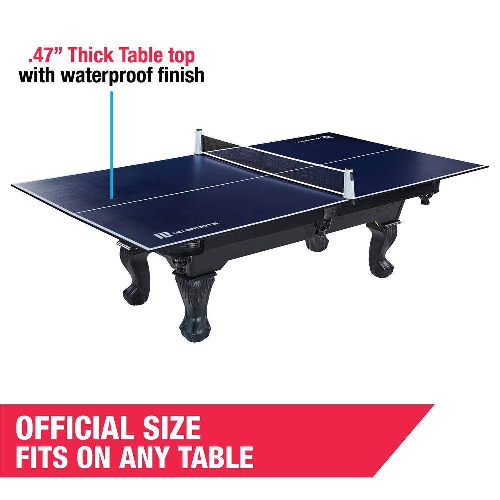 MD Sports Table Tennis Conversion Top with Retractable Net TTT412_018M