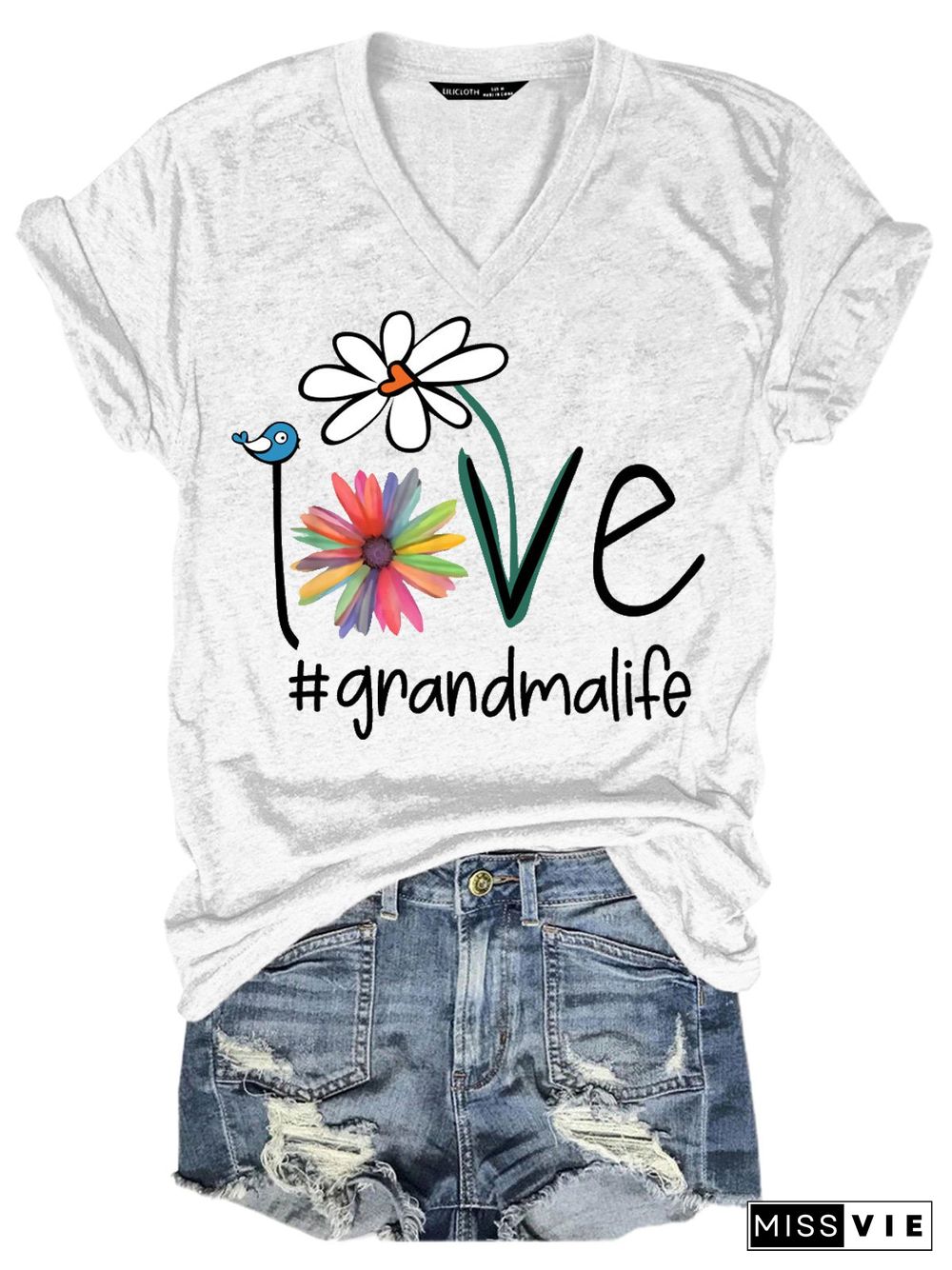 Grandma life Women's Short Sleeve T-Shirt