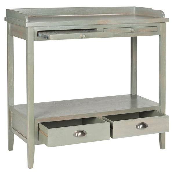 SAFAVIEH Peter Ash Grey Console - 35.8