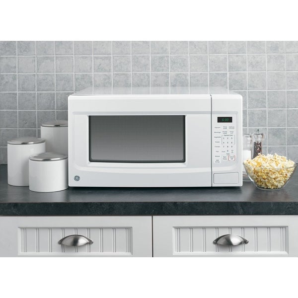 1.4 Cubic Foot Capacity Countertop Microwave Oven， White， JES1460DSWW - none