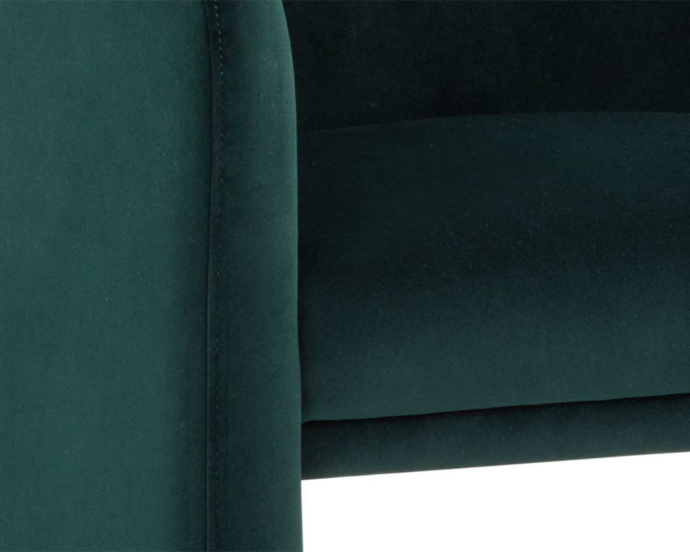 Jaime Dining Armchair Meg Dark Emerald   Contemporary   Dining Chairs   by Sunpan Modern Home  Houzz