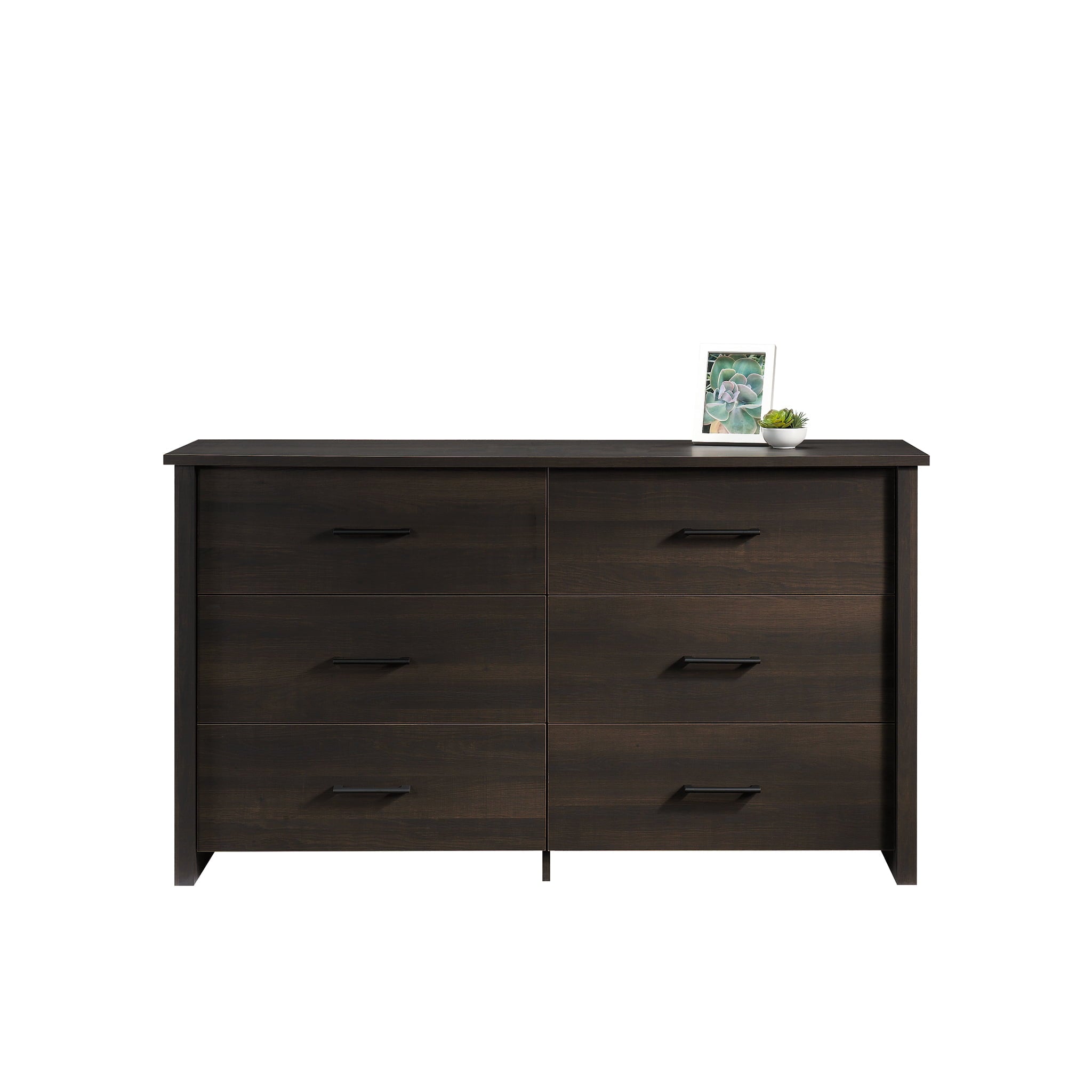 Mainstays Hillside 6-Drawer Dresser, Espresso Finish