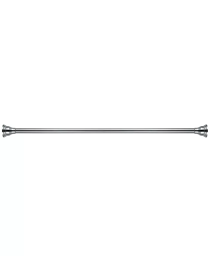 Kingston Brass 72-inch Tension Shower Rod with Decorative Flange