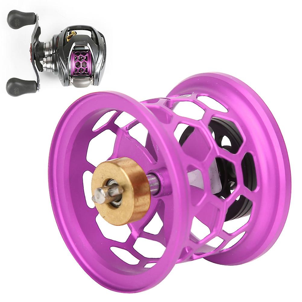 All Metal Short Modified Maintenance Spool Wire Cup Diy Fishing Casting Reel Accessorypurple