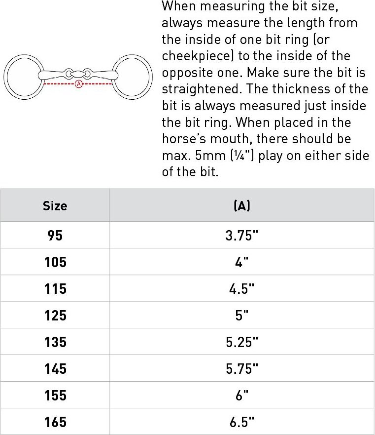 Horze Equestrian Oval Link Baucher Horse Bit