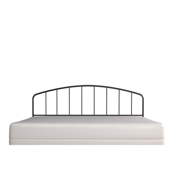 Carbon Loft Cronkite Black Metal Headboard with Arched Spindle Design - - 30408005