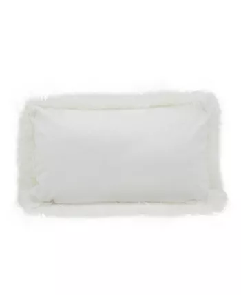 Saro Lifestyle Mongolian Faux Fur Decorative Pillow， 12