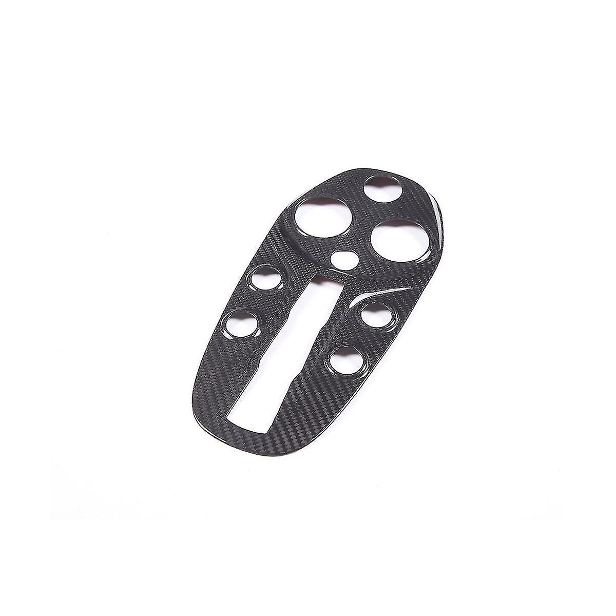 Dry Carbon Fiber Car Central Console Gear Shift Panel Trim Decoration Cover For Gt 2019-2022 Access