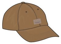 Canopy Recycled Cotton Snapback Cap - Brown Sugar