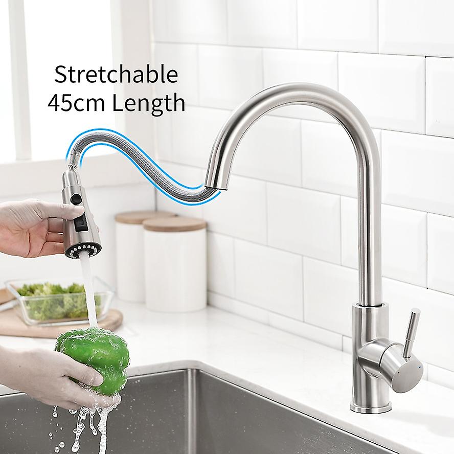 Smart Touch Kitchen Faucets Crane For Sensor Kitchen Water Tap Sink Mixer Rotate Touch Faucet Sensor Water Mixer Kh-1005