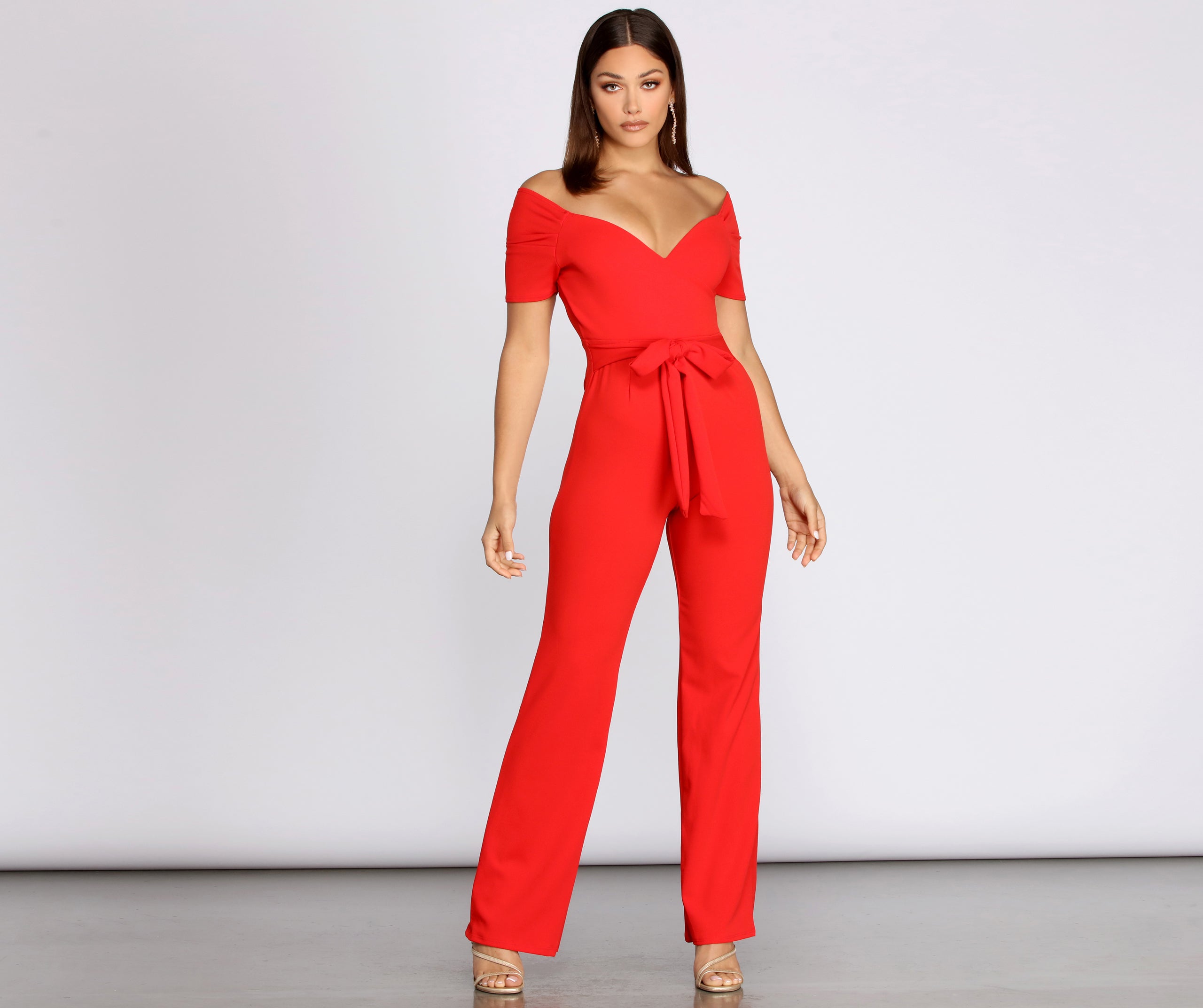 Classic Vibe V Neck Jumpsuit