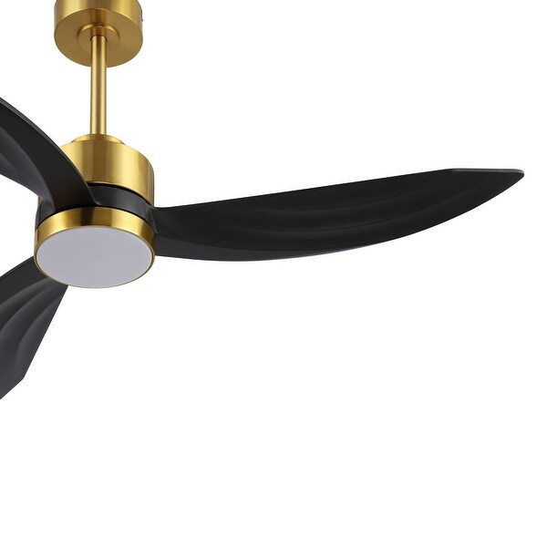 WINGBO 52-inch 3-Blades Indoor Celiing Fan with LED Light and Remote - N/A Shopping - The Best Deals on Ceiling Fans | 41137479