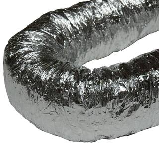 Rubber-Cal HVAC 8 in. x 25 ft. Insulated-Flex Ducting Ventilation Duct Hose 01-194-8