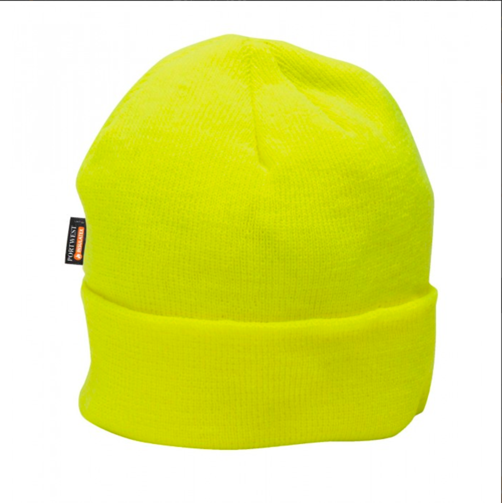 Yellow Hi-Vis Insulatex Knit Cap ;