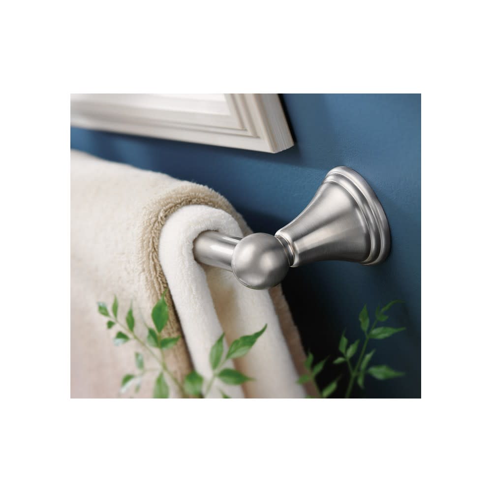 Moen Preston Towel Bar Brushed Nickel Aluminum 18