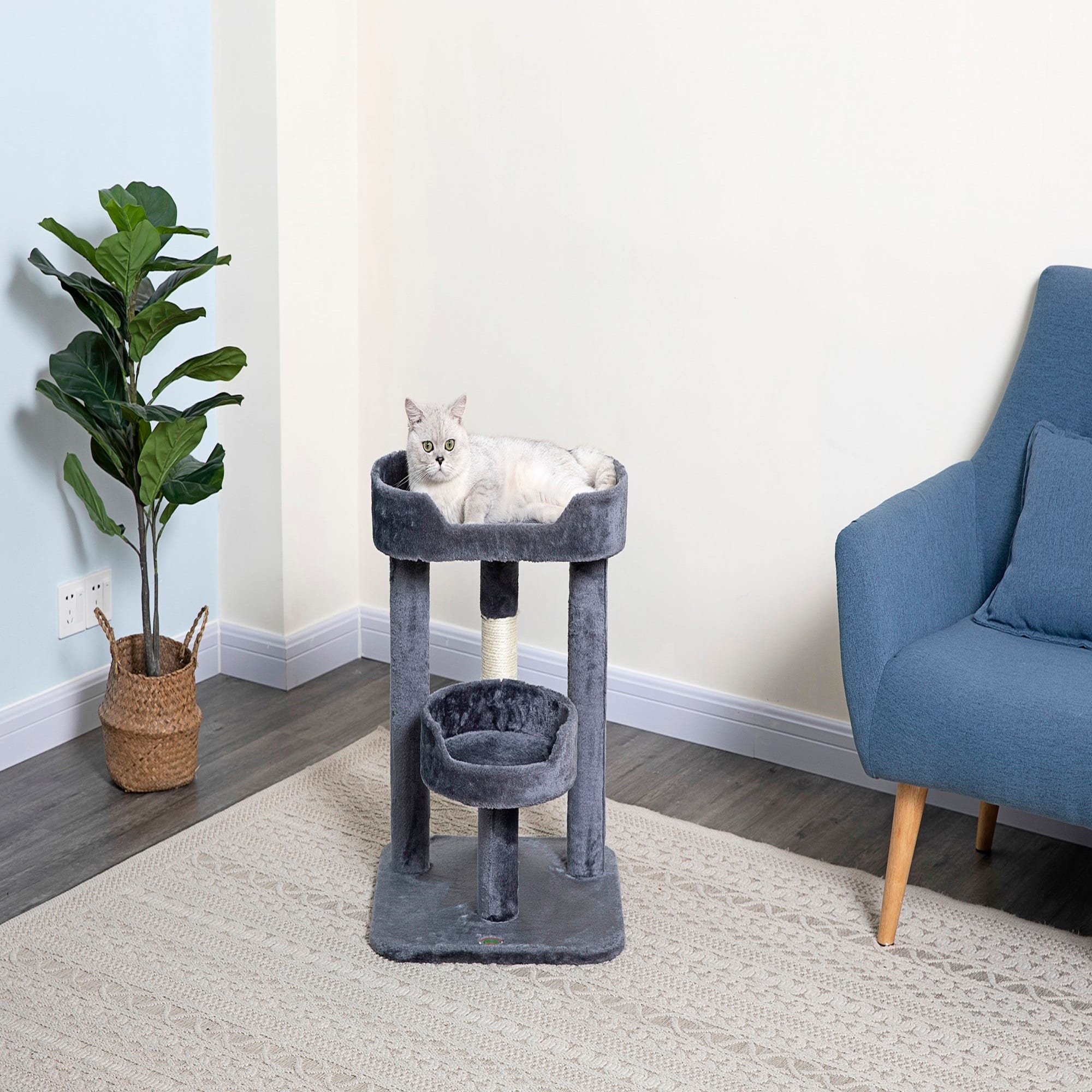 Go Pet Club Cat Tree with Large Perch F3019， 23