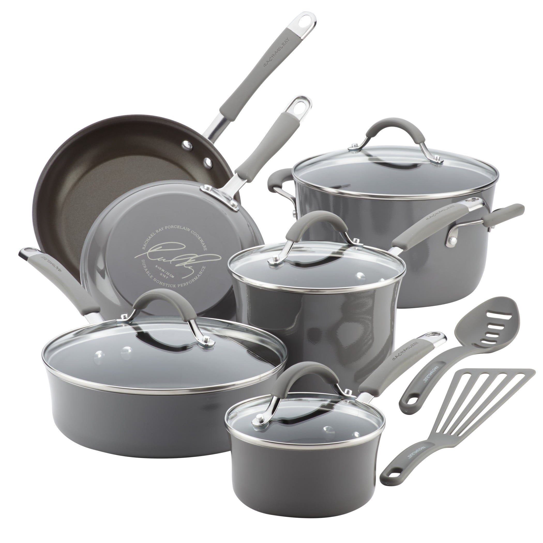 12-Pieces Cucina Nonstick Pots and Pans Set/Cookware Set