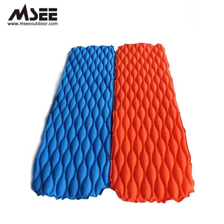 MSEE Design Gourd structure inflatable natural bamboo seagrass beach mat