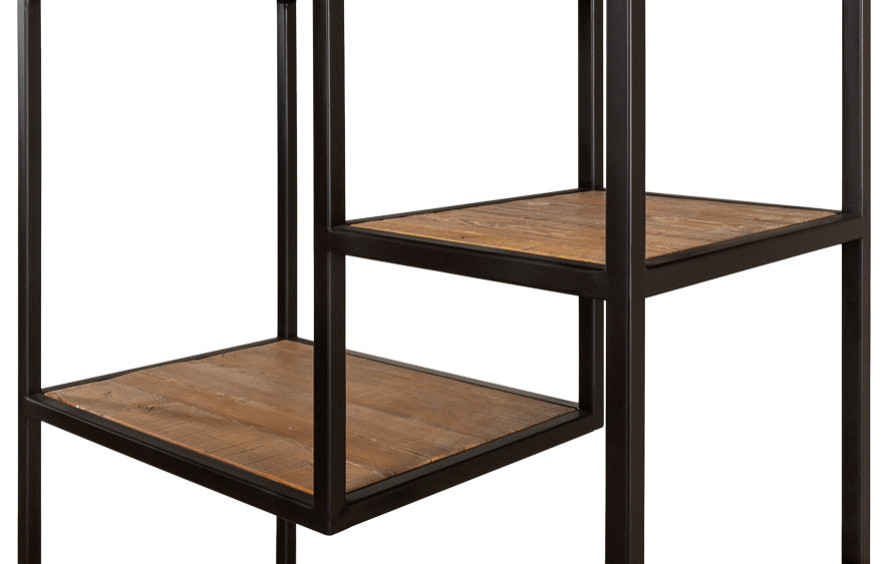 John Etagere Reclaimed Wood and Iron   Industrial   Bookcases   by Sideboards and Things  Houzz