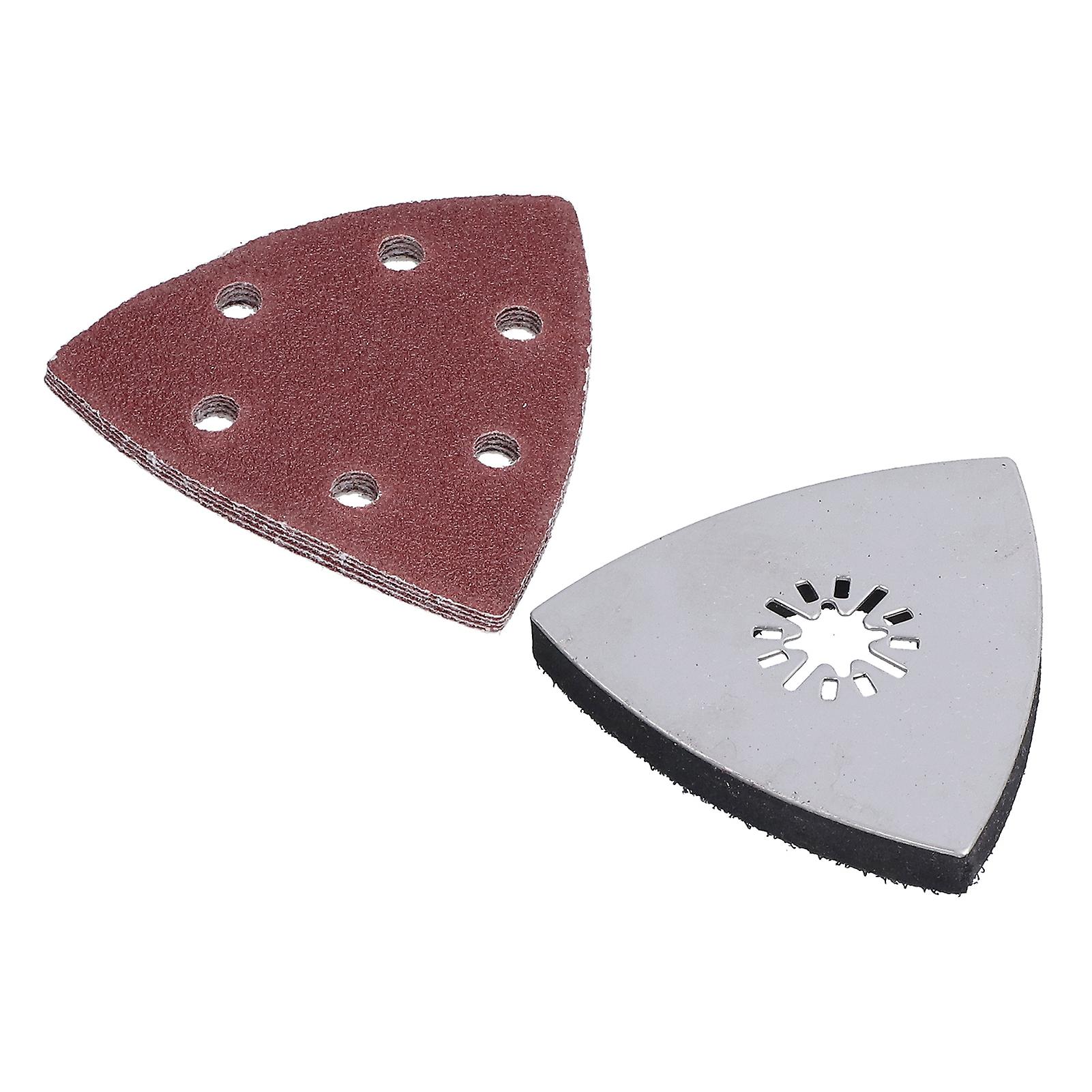 101pcs/set Sandpaper Abrasive Disc Set 100pcs 90mm Abrasive Paper With 1pc 80mm Sanding Disc