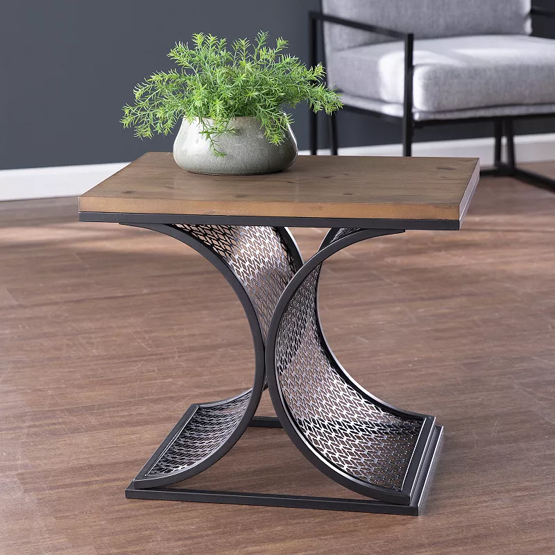 Southern Enterprises Chisen Two-Tone End Table