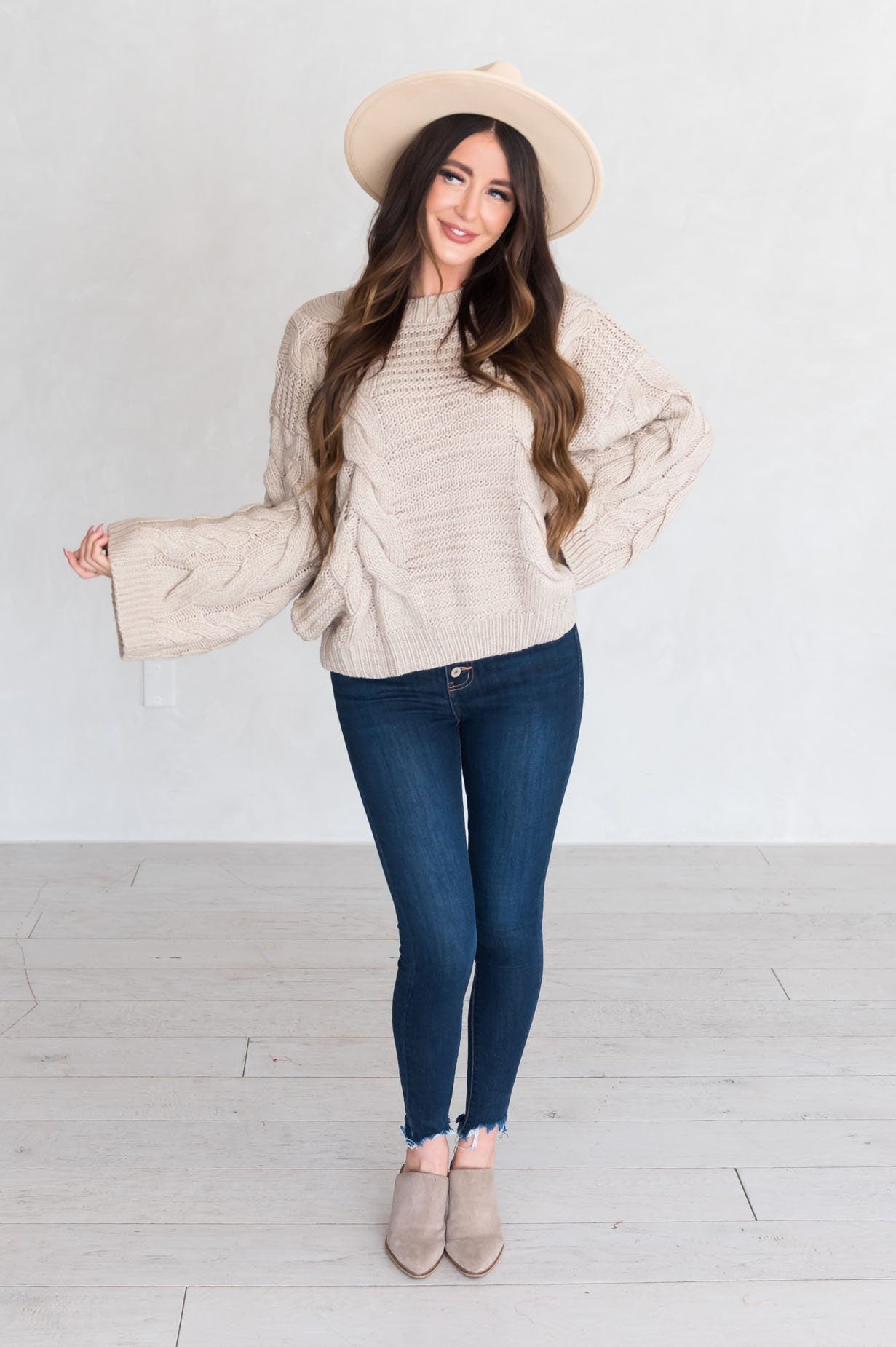 Optimistic Beauty Oversized Sweater